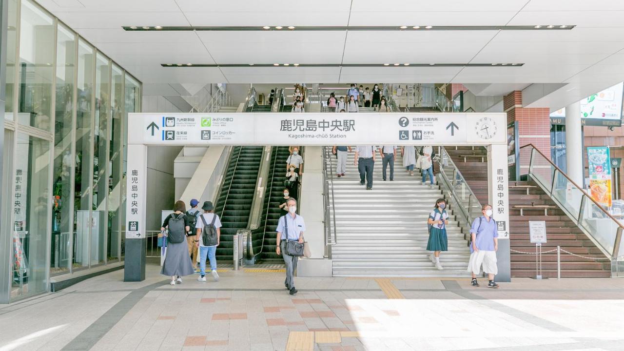 Toyoko Inn Kagoshima Chuo Eki Higashi Guchi Bagian luar foto